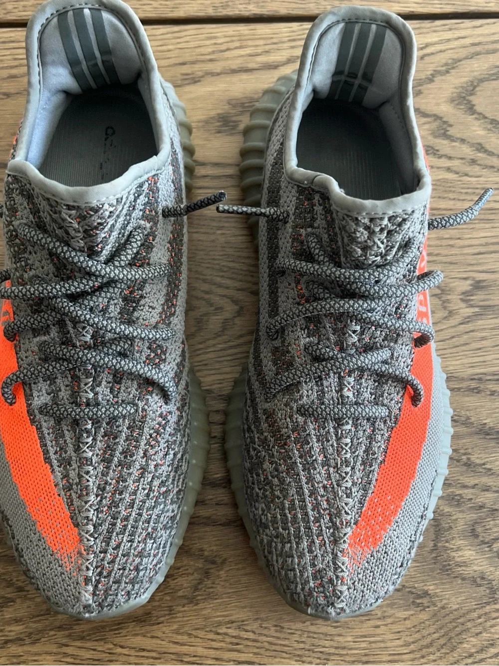 Adidas Yeezy Boost 350 V2 Gray with Orange Stripe